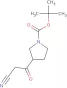 tert-Butyl 3-(2-cyanoacetyl)pyrrolidine-1-carboxylate