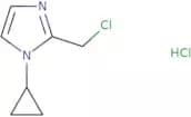 2-(Chloromethyl)-1-cyclopropyl-1H-imidazole hydrochloride