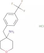 4-[4-(Trifluoromethyl)phenyl]methyl-oxan-4-amine hydrochloride