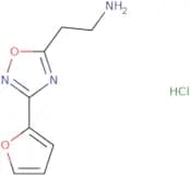 2-(3-(Furan-2-yl)-1,2,4-oxadiazol-5-yl)ethan-1-amine hydrochloride