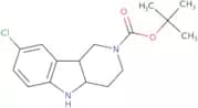 8-Chloro-1,3,4,4a,5,9b-hexahydro-pyrido[4,3-b]indole-2-carboxylic acid tert-butyl ester