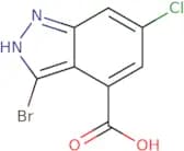 3-Bromo-6-chloro-1H-indazole-4-carboxylic acid