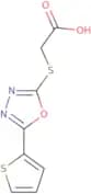 2-{[5-(Thiophen-2-yl)-1,3,4-oxadiazol-2-yl]sulfanyl}acetic acid
