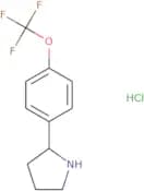 2-(4-(trifluoromethoxy)phenyl)pyrrolidine hydrochloride