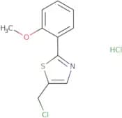 5-(Chloromethyl)-2-(2-methoxyphenyl)-1,3-thiazolehydrochloride