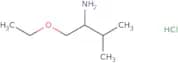 1-Ethoxy-3-methylbutan-2-amine hydrochloride