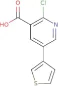 2-Chloro-5-(thiophen-3-yl)nicotinic acid