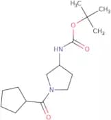 (R)-tert-Butyl 1-(cyclopentanecarbonyl)pyrrolidin-3-ylcarbamate