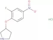 (R)-3-(2-Fluoro-4-nitrophenoxy)pyrrolidine hydrochloride