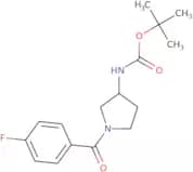 (S)-tert-Butyl 1-(4-fluorobenzoyl)pyrrolidin-3-ylcarbamate