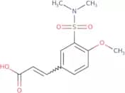 (2E)-3-[3-(Dimethylsulfamoyl)-4-methoxyphenyl]prop-2-enoic acid