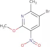 3-Bromo-6-methoxy-2-methyl-5-nitropyridine