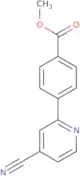 Methyl 4-(4-cyano-2-pyridinyl)benzenecarboxylate