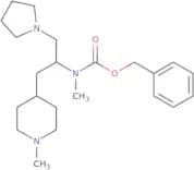 1-Pyrrolidin-2-(N-cbz-N-methyl)amino-3-(4'-N-methyl)piperidine-propane