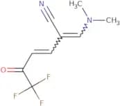 2-Dimethylaminomethylidine-6,6,6-trifluoro-5-oxohex-3-enenitrile