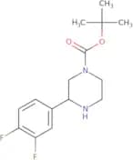 tert-Butyl 3-(3,4-difluorophenyl)piperazine-1-carboxylate