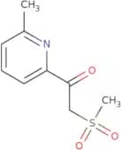 1-(6-Methylpyridin-2-yl)-2-methylsulfonylethanone