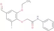 2-(2-Ethoxy-4-formyl-6-iodophenoxy)-N-phenylacetamide