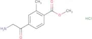 Methyl 4-(2-aminoacetyl)-2-methylbenzoate hydrochloride