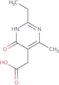 (2-Ethyl-4-methyl-6-oxo-1,6-dihydro-5-pyrimidinyl)acetic acid