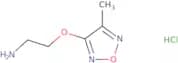 {2-[(4-Methyl-1,2,5-oxadiazol-3-yl)oxy]ethyl}amine hydrochloride