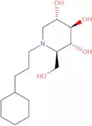 N-Cyclohexylpropyl deoxynorjirimycin