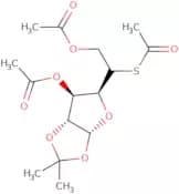 3,6-Di-O-acetyl-5-S-acetyl-5-deoxy-1,2-O-isopropylidene-α-D-glucofuranose