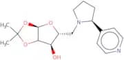 5-Deoxy-1,2-O-isopropylidene-5-[(2S-pyridin-4-yl-pyrrolidine)-1-yl]-a-D-xylofuranose
