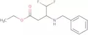 4,4-Difluoro-3-[(phenylmethyl)amino]butanoic acid ethyl ester