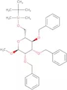 Methyl 2,3,4-tri-O-benzyl-6-O-tert-butyldimethylsilyl-a-D-mannopyranoside