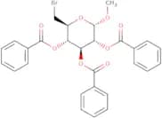 Methyl-2,3,4-tri-O-benzoyl-6-bromo-6-deoxy-alpha-D-glucopyranoside