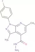 1-(4-Fluorophenyl)-3,6-dimethyl-1H-pyrazolo[3,4-b]pyridine-4-carbohydrazide