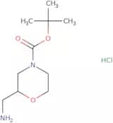 2-Aminomethyl-morpholine-4-carboxylic acid tert-butyl ester hydrochloride