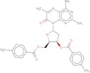 4-Amino-2,6-dimethyl-8-(2'-deoxy-3',5'-di-O-toluoyl-D-ribofuranosyl)-7-pteridone