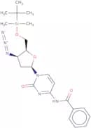 3'-Azido-N4-benzoyl-5'-O-tert-butyldimethylsilyl-2',3'-dideoxycytidine