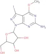 6-Amino-3-iodo-4-methoxy-1-(b-D-ribofuranosyl)-1H-pyrazolo[3,4-d]pyrimidine