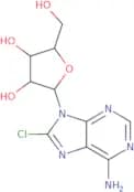 9-(b-D-Arabinofuranosyl)-8-chloroadenine