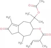 [(5S,8S,8aR)-5-(2-Acetyloxypropan-2-yl)-3,8-dimethyl-2-oxo-4,5,6,7,8,8a-hexahydro-1H-azulen-6-yl] …