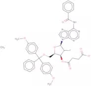 N6-Benzoyl-9-(2'-deoxy-5'-O-DMT-2'-fluoro-b-D-arabinofuranosyl)adenine 3'-O-succinate triethylammo…