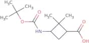 cis-3-(boc-amino)-2,2-dimethylcyclobutanecarboxylic acid