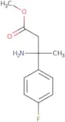 Methyl 3-amino-3-(4-fluorophenyl)butanoate