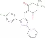 2-{[3-(4-Chlorophenyl)-1-phenyl-1H-pyrazol-4-yl]methylidene}-5,5-dimethylcyclohexane-1,3-dione