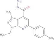 1-Ethyl-3-methyl-6-(4-methylphenyl)-1H-pyrazolo[3,4-b]pyridine-4-carbohydrazide