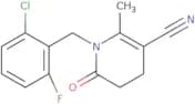 1-(2-Chloro-6-fluorobenzyl)-5-cyano-6-methyl-1,2,3,4-tetrahydropyridin-2-one