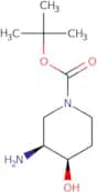 tert-butyl cis-3-amino-4-hydroxypiperidine-1-carboxylate