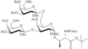 2-Acetamido-3-O-(2,3,4,6-tetra-O-acetyl-b-D-galactopyranosyl)-4-O-acetyl-6-O-(2,3,4,6-tetra-O-benz…