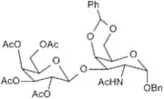 Benzyl 2-acetamido-4,6-O-benzylidene-3-O-(2,3,4,6-tetra-O-acetyl-b-D-galactopyranosyl)-2-deoxy-a-D…