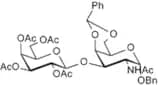 Benzyl 2-acetamido-2-deoxy-4,6-O-benzylidene-3-O-(2,3,4,6-tetra-O-acetyl-b-D-galactopyranosyl)-a-D…