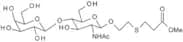 Carbomethoxyethylthioethyl 2-acetamido-2-deoxy-4-O-(b-D-galactopyranosyl)-b-D-glucopyranoside