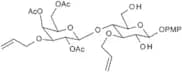 4-Methoxyphenyl 4-O-(2,4,6-tri-O-acetyl-3-O-allyl-b-D-galactopyranosyl)-3-O-allyl-b-D-glucopyranos…